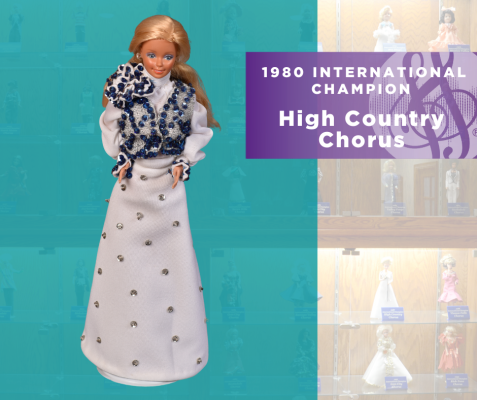 1980 Sweet Adelines International Champion Doll, High Country Chorus