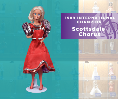 1989 Sweet Adelines International Champion doll, Scottsdale Chorus