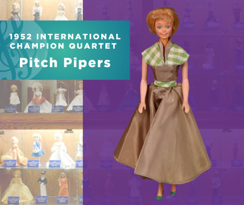 1952 Sweet Adelines International Champion Quartet Doll, Pitch Pipers!