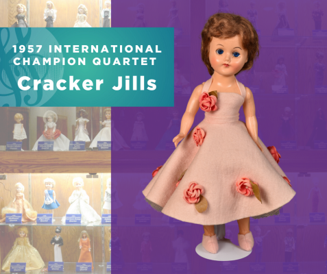 1957 Sweet Adelines International Champion Quartet Doll, Cracker Jills 