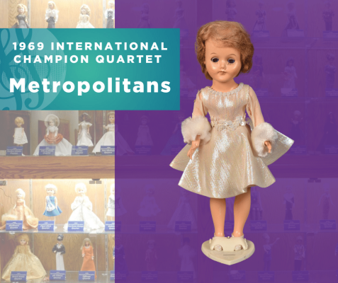 1969 Sweet Adelines International Champion Quartet Doll, Metropolitans!