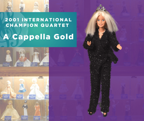 Representing...The 2001 Sweet Adelines International Champion Quartet, A Cappella Gold!