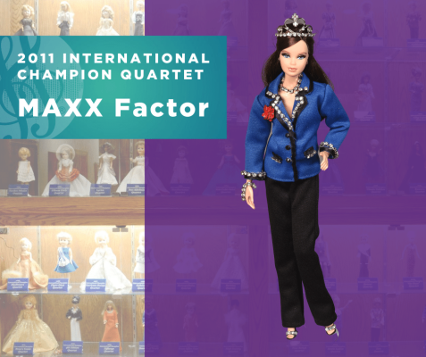 Representing...The 2011 Sweet Adelines International Champion Quartet, Maxx Factor! 