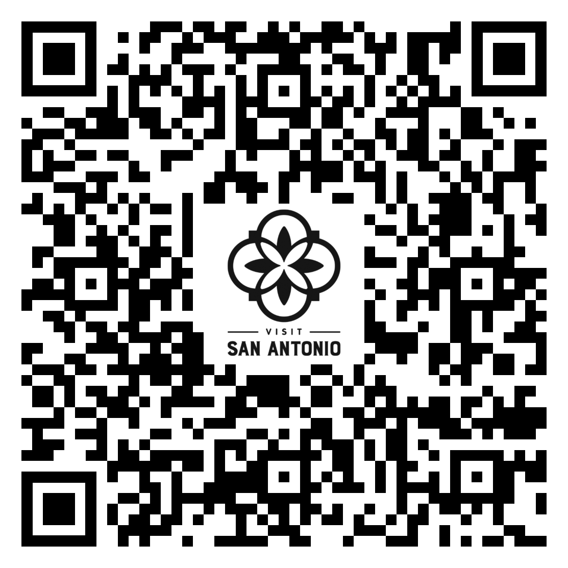 QR Code San Antonio metro and downtown map