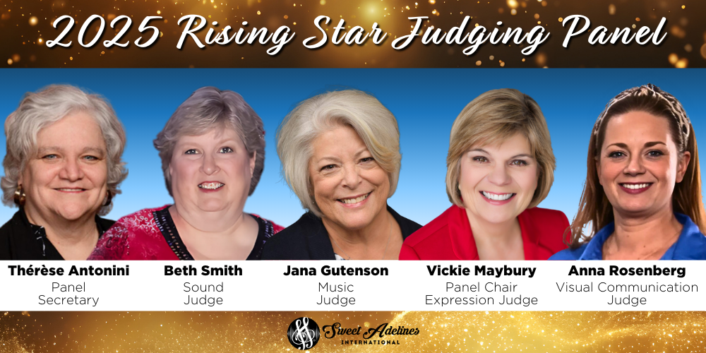 2025 Rising Star Quartet Contest Judging Panel