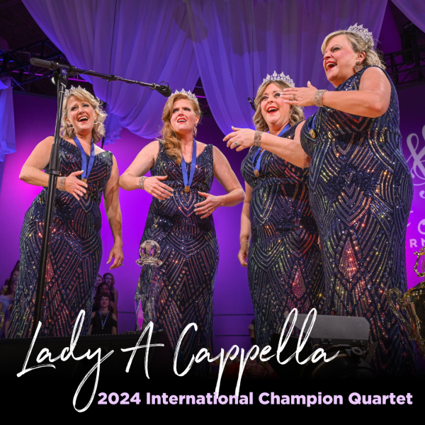 Lady A Cappella, 2024 Champion Quartet