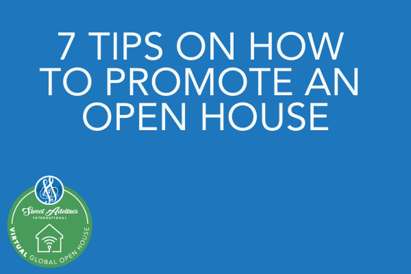 7 Tips to promote an open house