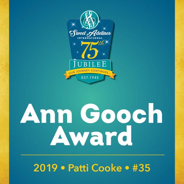 In recognition of...Patti Cooke (#35), 2019 recipient of the Ann Gooch Award