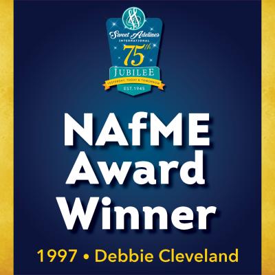 1997 National Association for Music Education (NAfME) Award recipient Debbie Cleveland