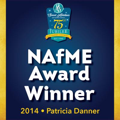 In appreciation of...2014 National Association for Music Education (NAfME) Award recipient Patricia Danner.