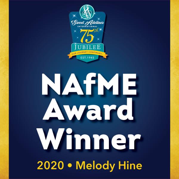 2020 National Association for Music Education (NAfME) Award recipient Melody Hine