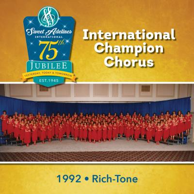 Rich-tones, 1992 Champions