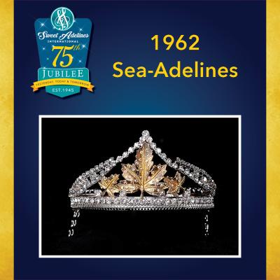 Take a closer look at the 1962 crown, worn by Sea-Adelines