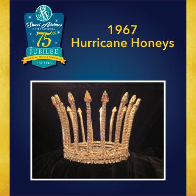 1967 crown, worn by Hurricane Honeys