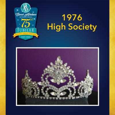 Take a closer look at the 1976 crown, worn by High Society.