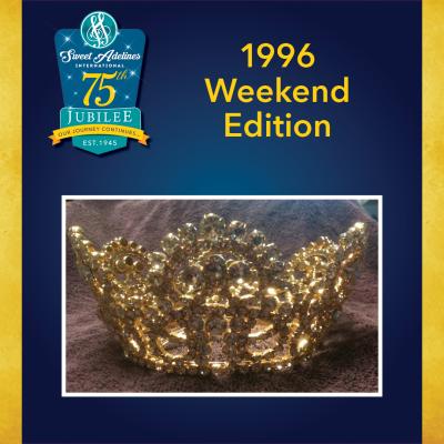 Take a closer look at the 1996 crown, worn by Weekend Edition.