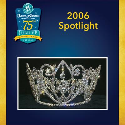 Take a closer look at the 2006 crown, worn by Spotlight.