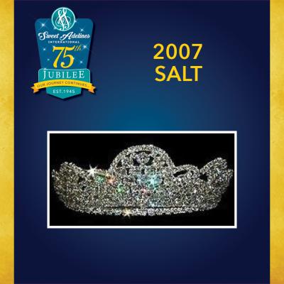 Take a closer look at the 2007 crown, worn by SALT. 