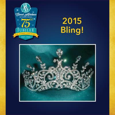 Take a closer look at the 2015 crown, worn by Bling!