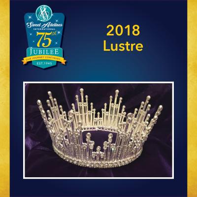 Take a closer look at the 2018 crown, worn by Lustre!