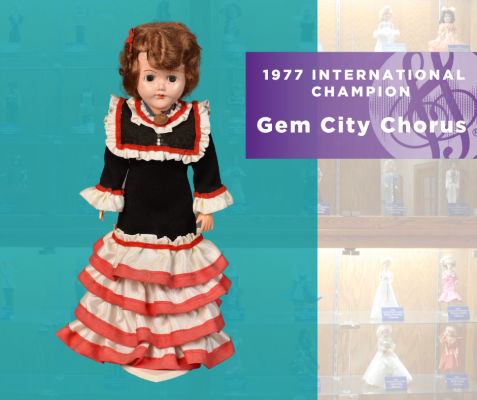 1977 Sweet Adelines International Champion Doll, Gem City Chorus