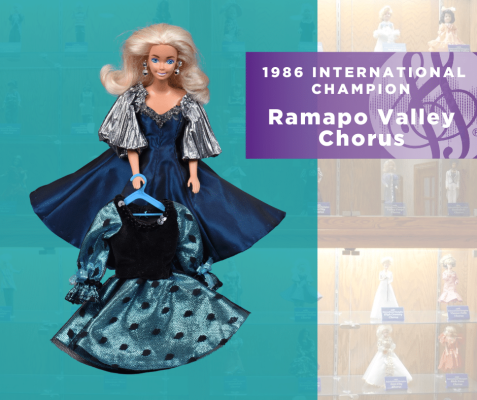 Representing...The 1986 Sweet Adelines International Champion Ramapo Valley Chorus! 