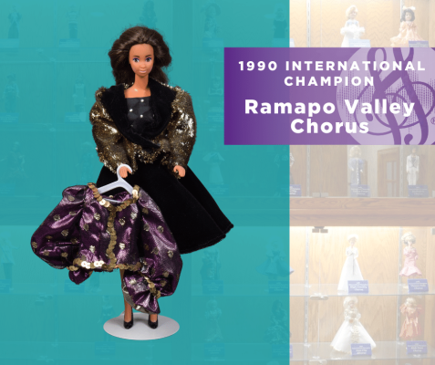1990 Sweet Adelines International Champion doll, Ramapo Valley Chorus