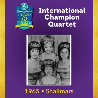 Shalimars, 1965 Champion Quartet 