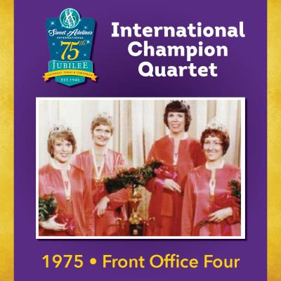 Front office four, 1975 Champion Quartet 