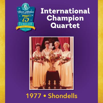 Shondells, 1977 Champion Quartet
