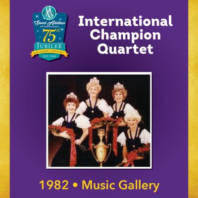 Music Gallery, 1982 Champion Quartet 