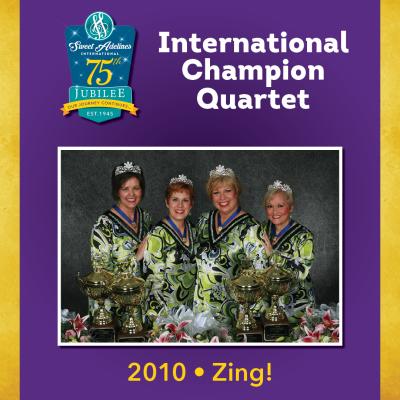 Zing!, 2010 Champion Quartet