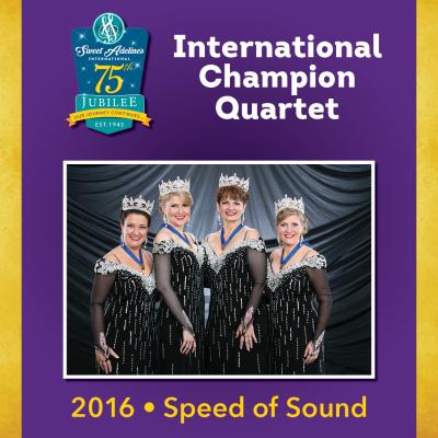 Speed of Sound, 2016 Champion Quartet