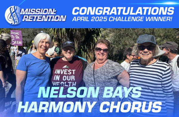Congratulations to Nelson Bays Harmony Chorus!