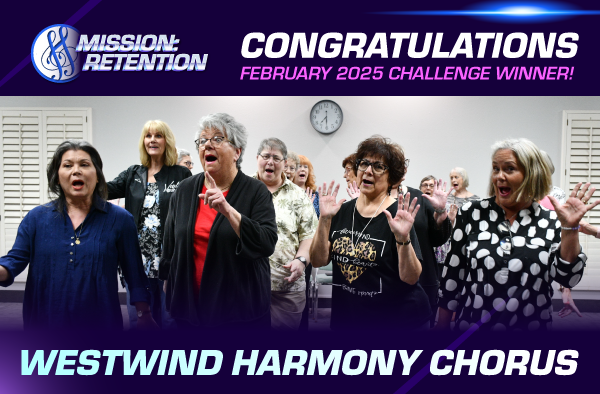 Congratulations to Westwind Harmony Chorus!