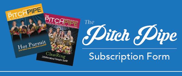 The Pitch Pipe Subscription Form